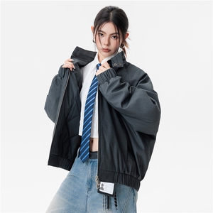 新款休闲夹克棉衣图片