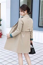 [现货]秋季收腰时装风衣，女装风衣，德尔菲娜