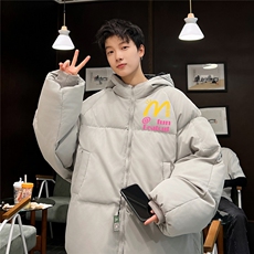 棉袄厚外套港风日系棉衣纯色棉服大码面包服1016-1M07P90K118，男装棉衣，星座1016-1（原电商B408-1）