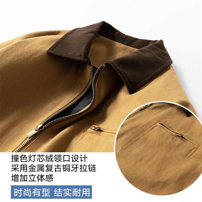 2025秋季新款硬汉风户外夹克男撞色翻领外套DSA157B-J2503-特P85,男装夹克,电商A157B