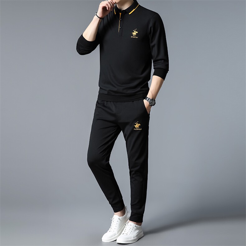 S30711-2钱塘2020-2中年男士冬季厚款时尚休闲商务套装P132,男装休闲套装,钱塘207-2