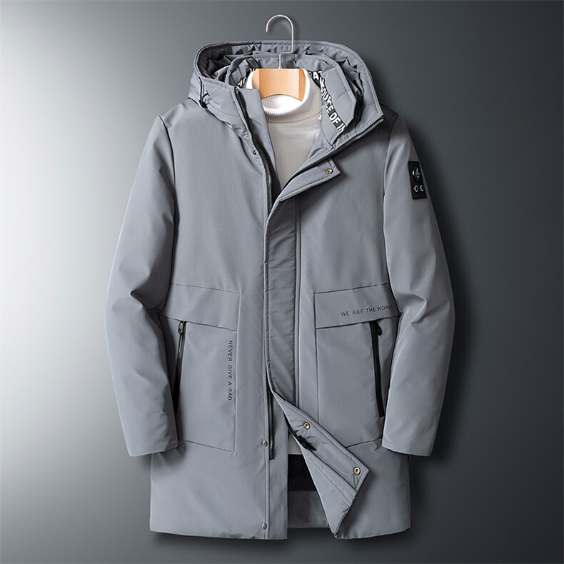 主推 90%白鸭绒M-8XL大码中长羽绒服 109-2198-P205图片