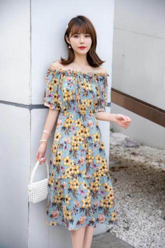 女人味十足连衣裙图片