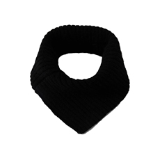 时尚儿童秋冬保暖脖套轻盈舒适无压迫感黑色V领设计百搭必备，童装儿童配饰，群鹿羊绒