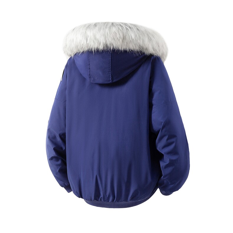 白底连帽可脱卸毛领工装大码S-5XL潮流棉衣男MY77917P138控198，男装棉衣，星座227-7