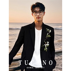 有货。春秋新中式刺绣玉兰花中山装西服外套W6934-P58，男装西服，星座412-3