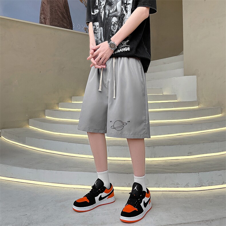 DK39238-P15港风休闲短裤男士大码运动五分裤男中裤男马裤,男装休闲裤,电商A040