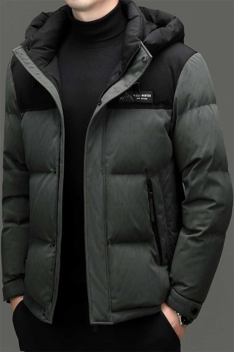 男装羽绒服YR8617新品主推必上！新标95绒雪*飞热销拼接印花,男装羽绒服,钱塘207-1