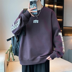 卫衣春季新款印花青少年套头男潮流学生休闲宽松WY822-P53，男装卫衣，星座1105-3