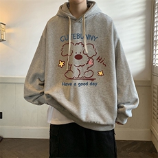 连帽卫衣男大码胖子帽衫大号运动服WY2434-P35，男装卫衣，电商A040