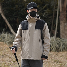 FL88821-2366春秋男女防风防水冲锋衣户外连帽时尚休闲夹克，男装夹克，电商B360