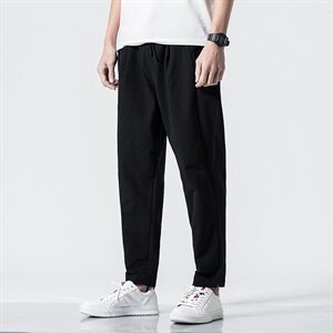 2021春夏新款中国风男装裤子复古大码宽松棉麻裤QT6008/1/K018P55图片