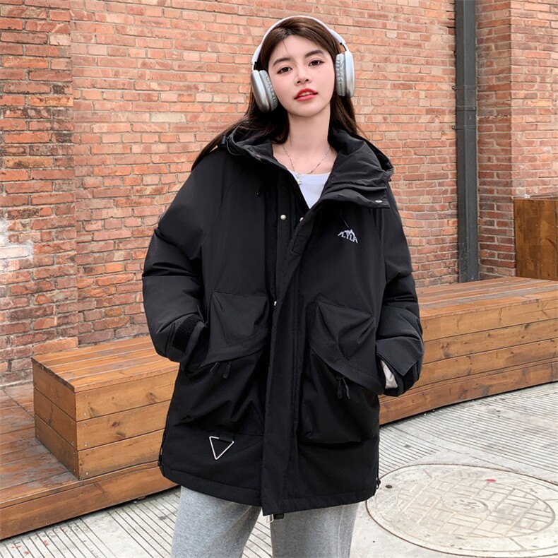 A578-P105冬新款工装棉服外套情侣网红美式连帽冲锋衣棉衣,男装夹克,星座911