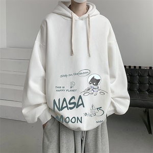 连帽卫衣男大码运动服帽衫外套WY2187-P35 加绒款-P40图片
