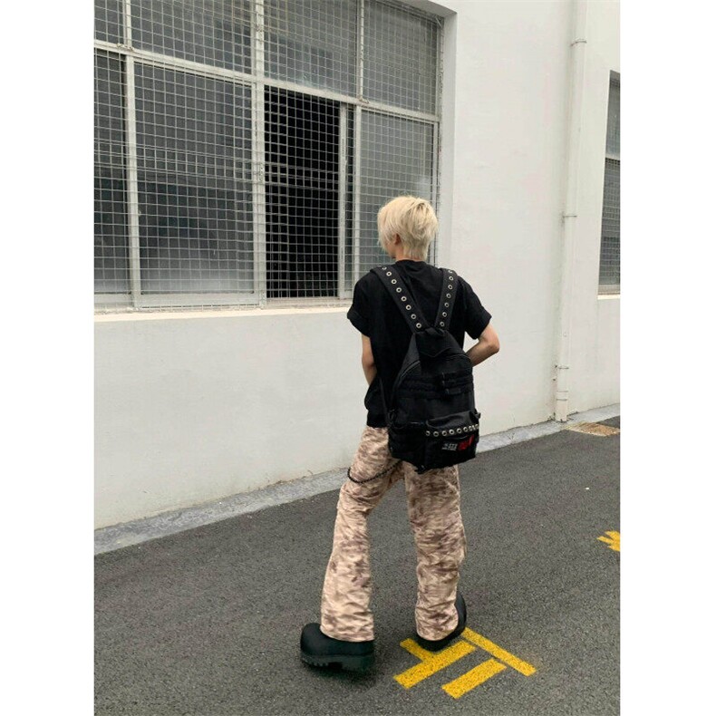 【有货】NG46LL-特P60褶皱迷彩伞兵工装裤男秋季美式复古工装裤,男装休闲裤,星座1007（原301D）