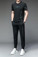 运动套装男士两件套2023夏季新款爸爸装夏装中老年T恤短袖长裤，男装休闲套装，电商B212（原钱塘6029）