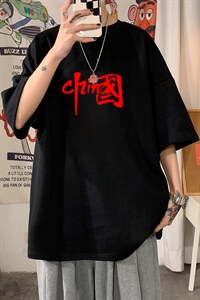 DX17199- P20 纯短袖t恤男大码半袖打底衫宽松体恤衫 港风图片