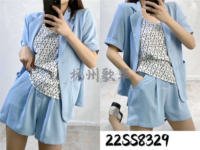 夏季新款三件套，其它，歌草