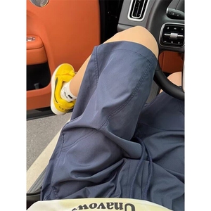 简约日系潮流新款ins美式斜切工装短裤男夏季薄款户外气质XDK13图片