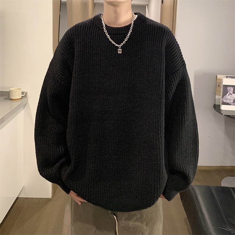 B320P48秋冬男装毛衣纯色打底衫男装休闲宽松线衫,男装T恤,星座512-6