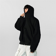 XZ809A/XS07/特P75/控118/加绒特P85/控128重磅连帽开衫卫衣，男装卫衣，星座809A(原222-1)