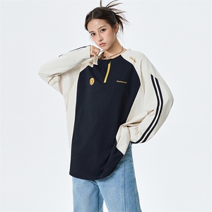 骑行服速干亨利领长袖t恤新款潮牌休闲打底衫A157B-T280-特P43图片