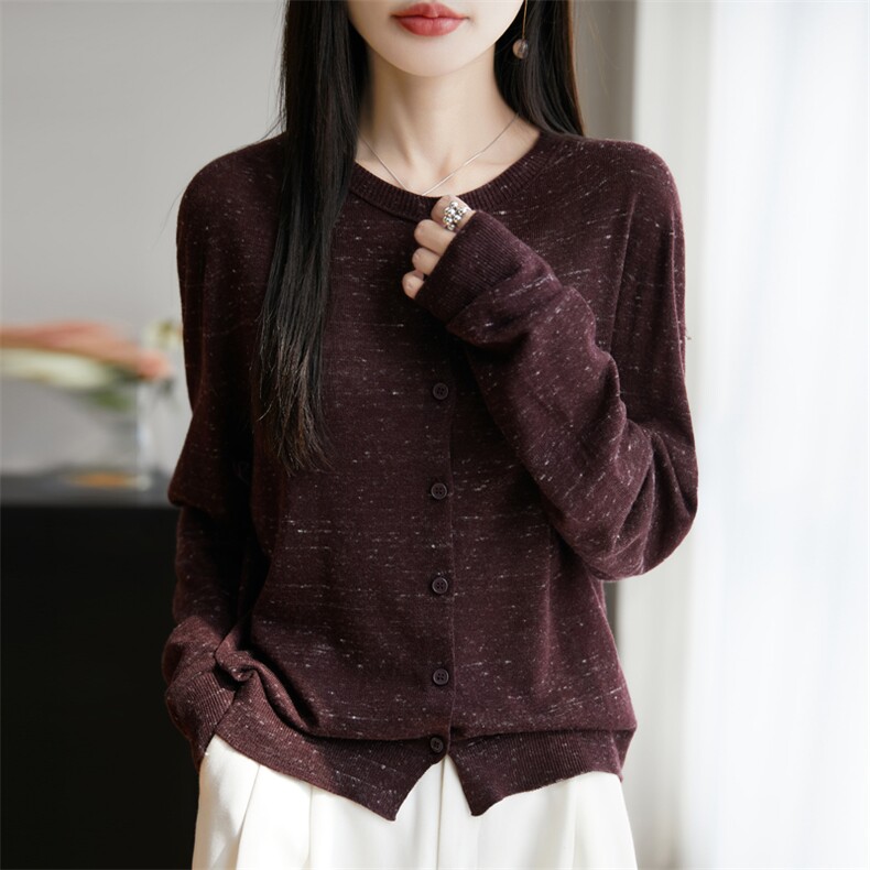 一线成衣无缝夏季薄款圆领短袖针织开衫防晒衣女宽松显瘦短外搭潮,针织衫/毛衣,东远绒业