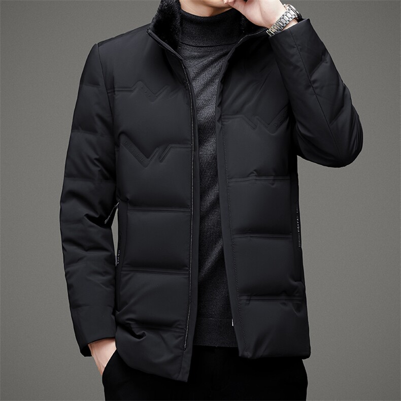 CSYR8819钱塘2020-2冬季厚款商务休闲新款中年男士羽绒服P350,男装羽绒服,钱塘207-2