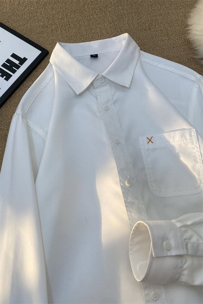 25年春季拼色衬衫长袖大码宽松落肩现货DS-C323-1-7712-特批38,男装衬衫,电商C323-1