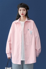 2025秋季新款中性风大码帅气链子挂坠衬衫M-5XHC21355-P35，男装衬衫，电商A022