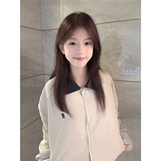 美式复古棒球服外套女春秋2025新款巨好看早秋季开衫夹克上衣，男装夹克，星座1210-1