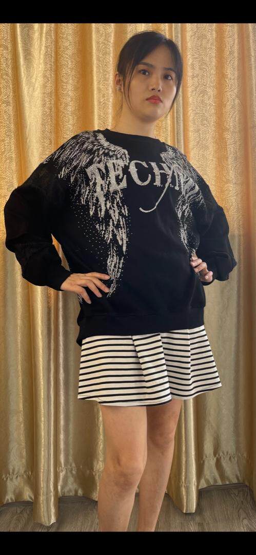 天使翅膀卫衣，女装卫衣/绒衫，春信拙源