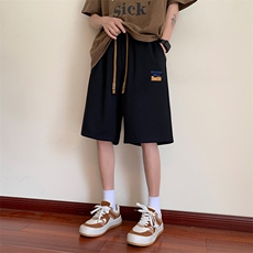 抖音直播品质重磅现货港风五分裤男短裤X416b-1-DK376-P45限58，男装牛仔裤，星座416B-1