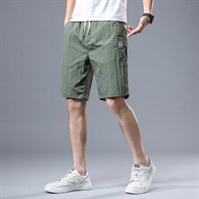 男士短裤夏季冰丝超薄款中裤宽松运动休闲马裤五分裤子Z106-P30，男装休闲裤，星座509