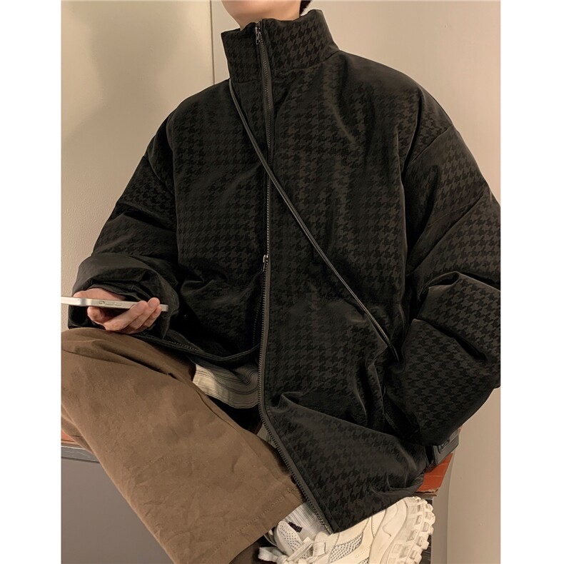 冬装新款 宽松加厚皮衣棉衣棉服男潮大码学生棉袄外套D232 P128图片