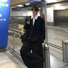 【现货】套装TX235-P90、上衣TX235Y-P50、卫裤TX235K-P40【网图，男装休闲套装，电商C213(原B265)
