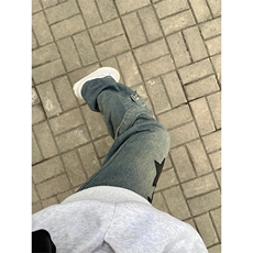 自家图，不拿货星星牛仔裤男微喇叭cleanfit裤子-KZA31-P70，男装牛仔裤，星座1007（原301D）