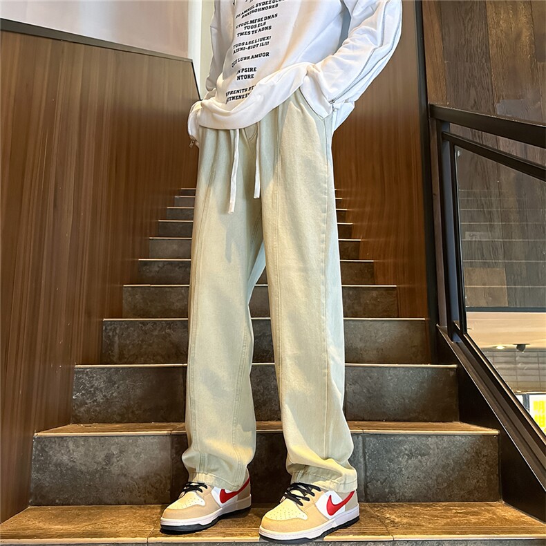 K1223-p35-控58oversizecleanfit牛仔裤褶皱直筒裤老爹裤长裤,男装牛仔裤,星座103A-1