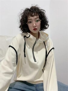 拼色卫衣图片
