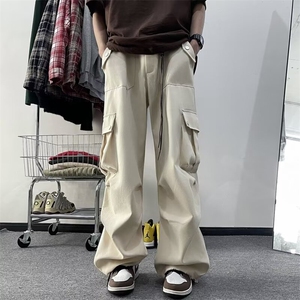 2024年美式复古大口袋工装裤潮牌宽松直筒垂感裤子CK742-P55图片