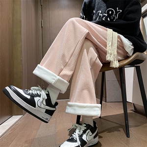 8XL-M 秋款特大码胖子运动裤灯芯绒卫裤男9028P45控58图片