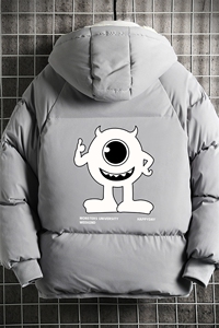 控128加绒面包服男大码羊羔毛棉衣男MY16327-P100图片