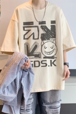 已注册/夏季内景日系青年宽松短袖T恤男潮大码打底衫DT00598/P25，男装T恤，电商B316