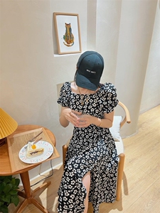 欧货同款侧开叉长裙,其它,玩美