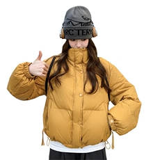 【新款现货】短款韩系黄色羽绒服082-6622P225K328，女装羽绒服，浙宝192（原082）