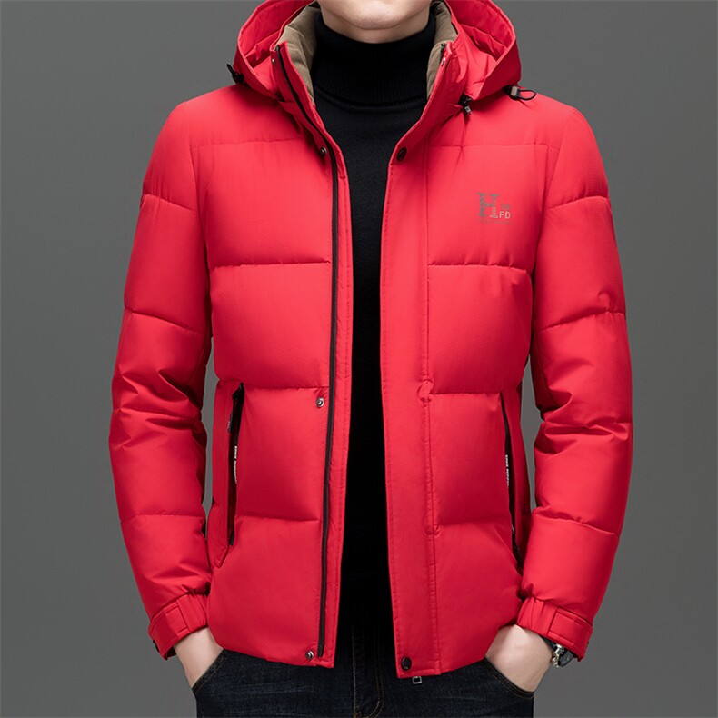 高端男士短款棉衣冬季加厚棉服青中年保暖棉袄防寒冬装连帽面包服,男装棉衣,电商B212（原钱塘6029）