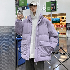 冬上新加棉百搭棉服潮中性风立领棉衣外套男女8349-P115控价158，男装棉衣，电商A441-1