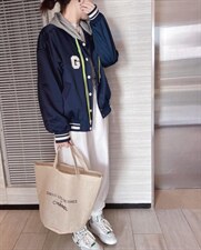 色丁棒球服外套，其它，麦琪