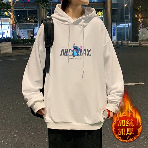 WY2173-P35加绒款-P40纯棉连帽卫衣男大码运动帽衫宽松薄外套男,男装卫衣,电商A040