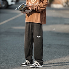 2023美式复古牛仔裤男士秋季新款潮牌vibe风直筒阔腿裤K7386-P40，男装牛仔裤，星座512-4